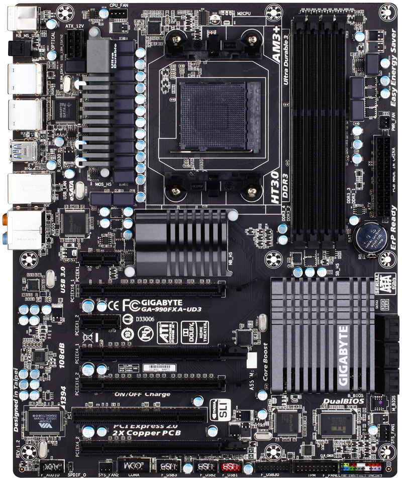 Gigabyte 990fxa ud3 разгон